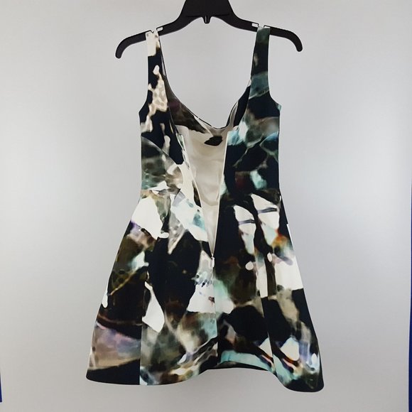 Monique Lhuillier A-Line Circle Dress Size Size XS Multicolor Sleeveless - Picture 4 of 5